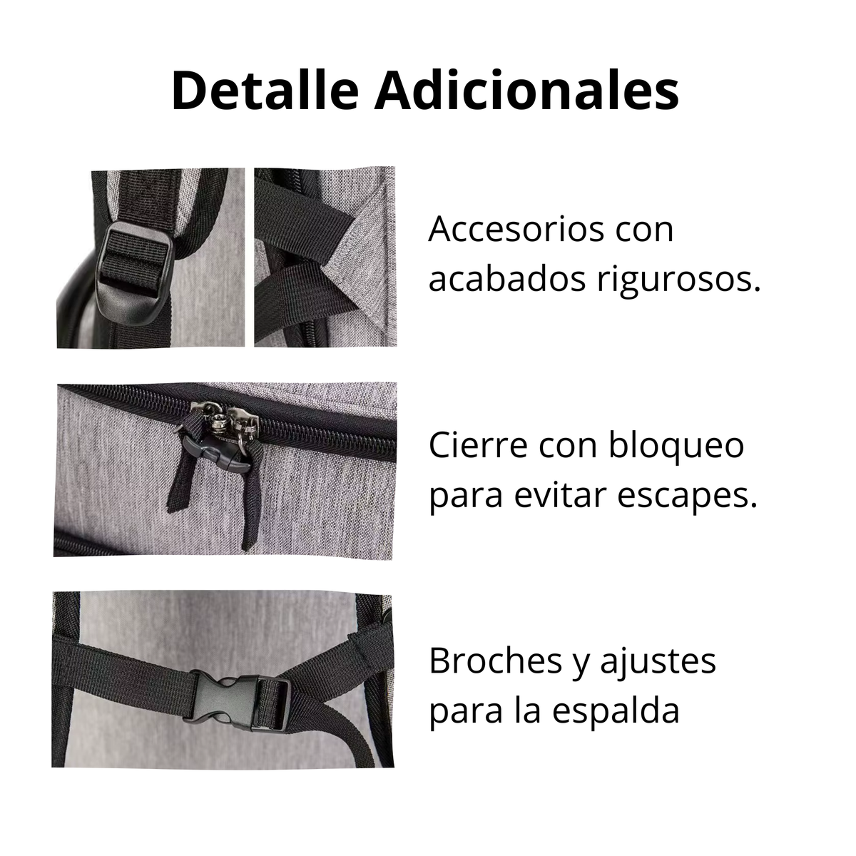 Mochila Transportadora Expandible para Gatos Medianos y Perros de Raza Pequeña